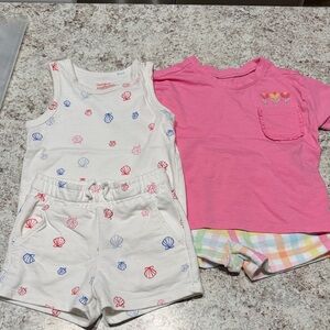 2 summer outfit sets